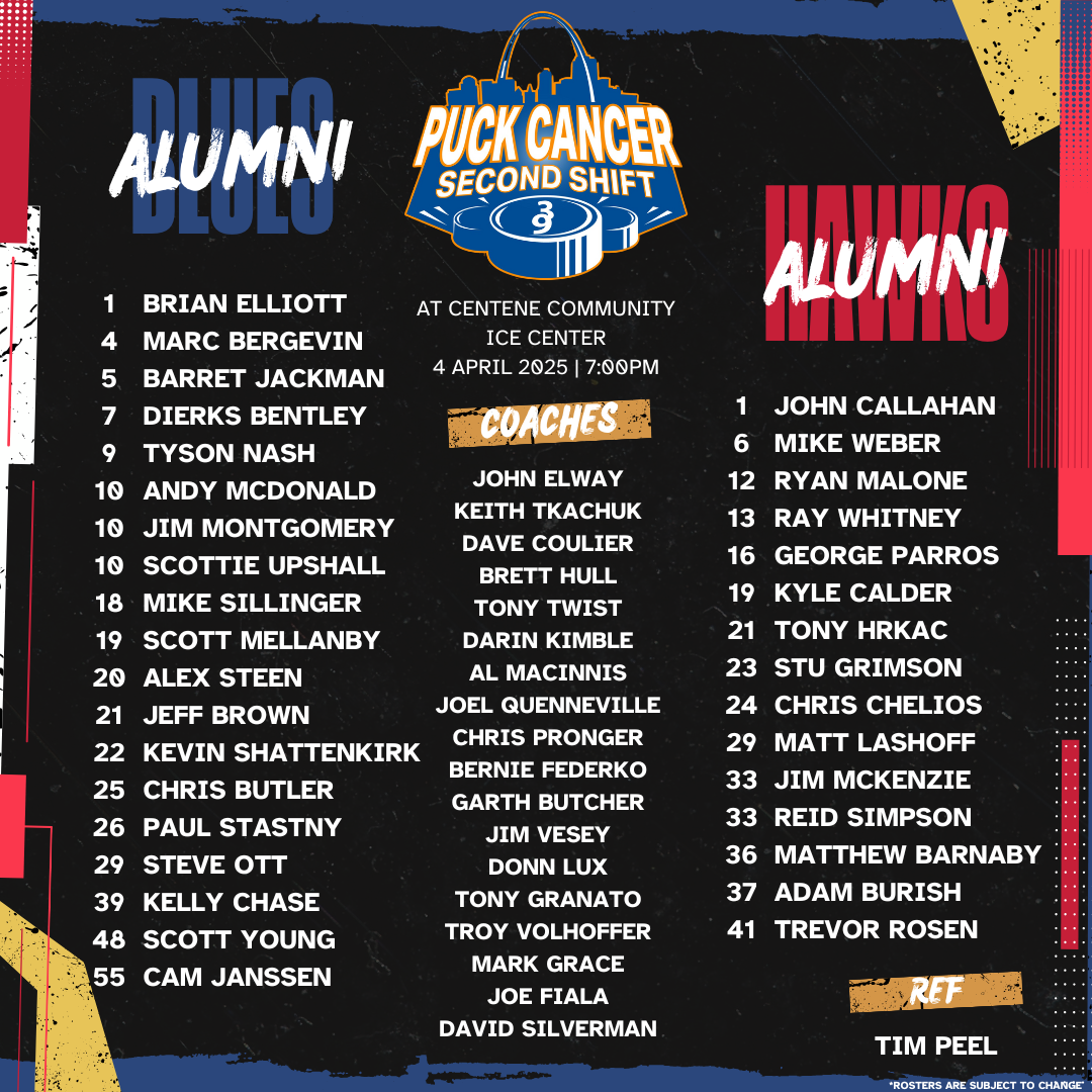 rosters for puck cancer